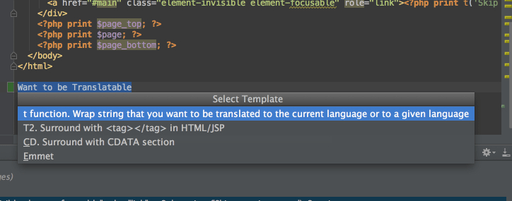 PHPStorm Live Templates For Drupal